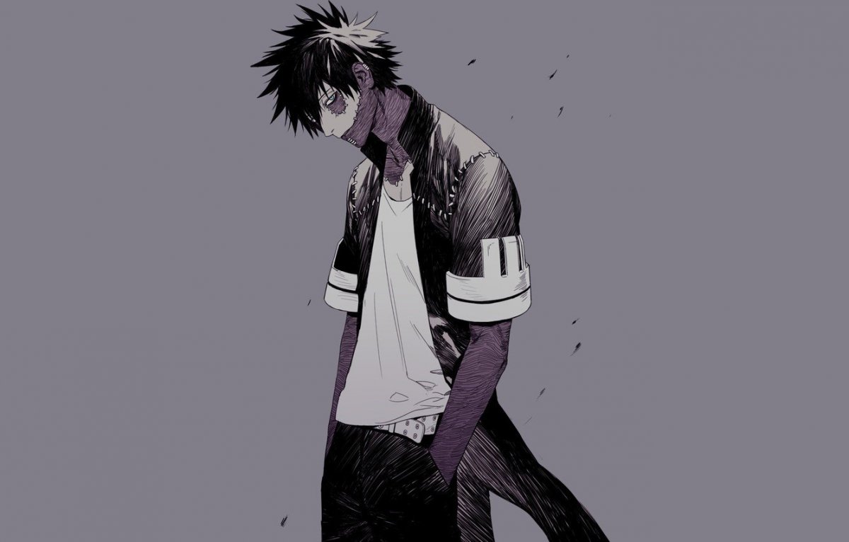 Аниме моя геройская Академия Даби