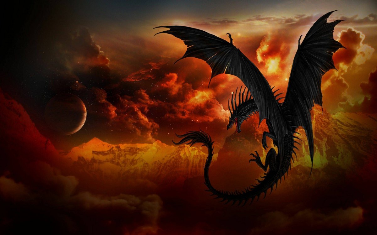 Обои на рабочий стол дракон