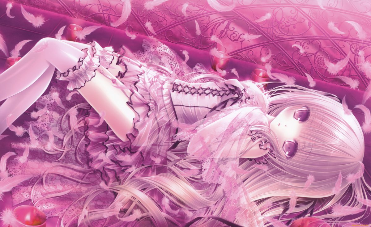 Розовое аниме
