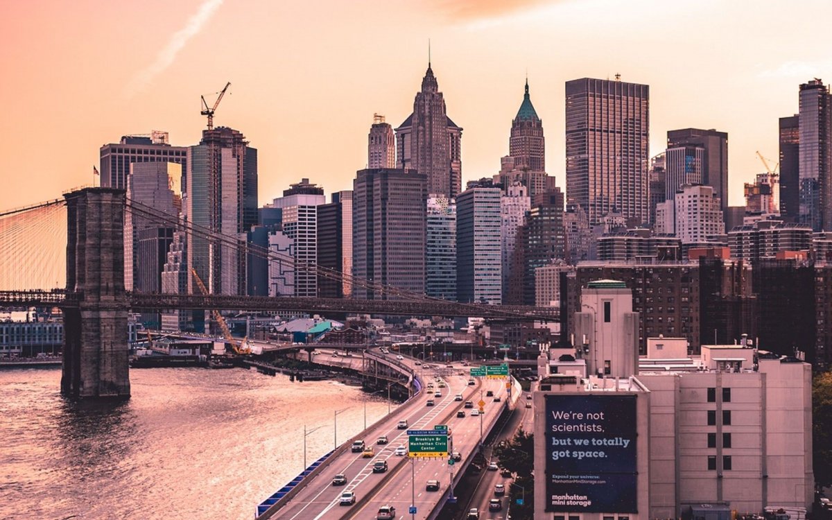 Манхэттен мост Нью-Йорк