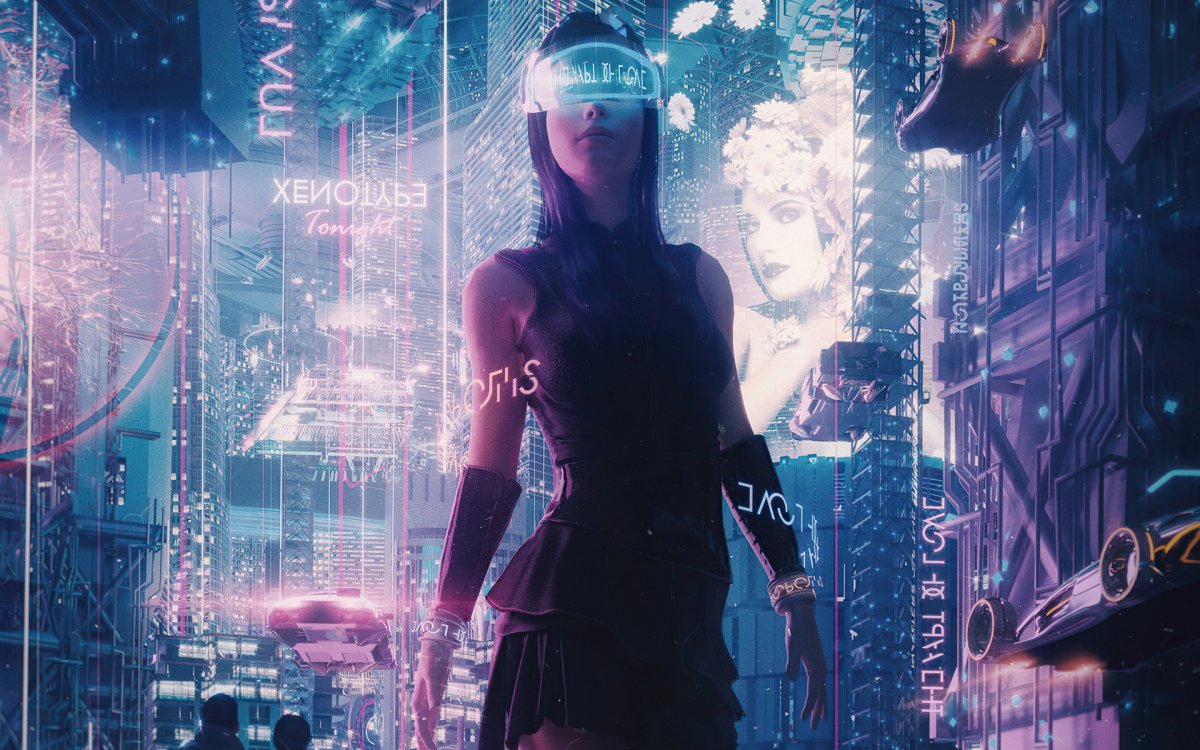 Cyberpunk 2077 девушки в масках