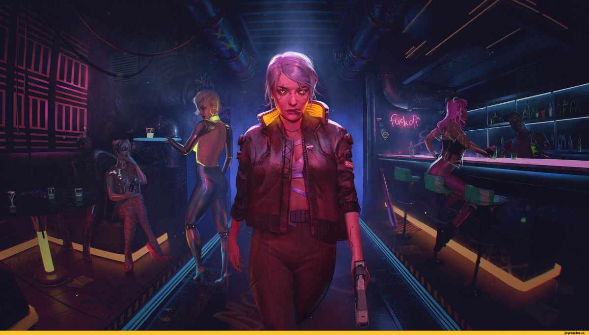 Найт Сити Cyberpunk 2077 4к