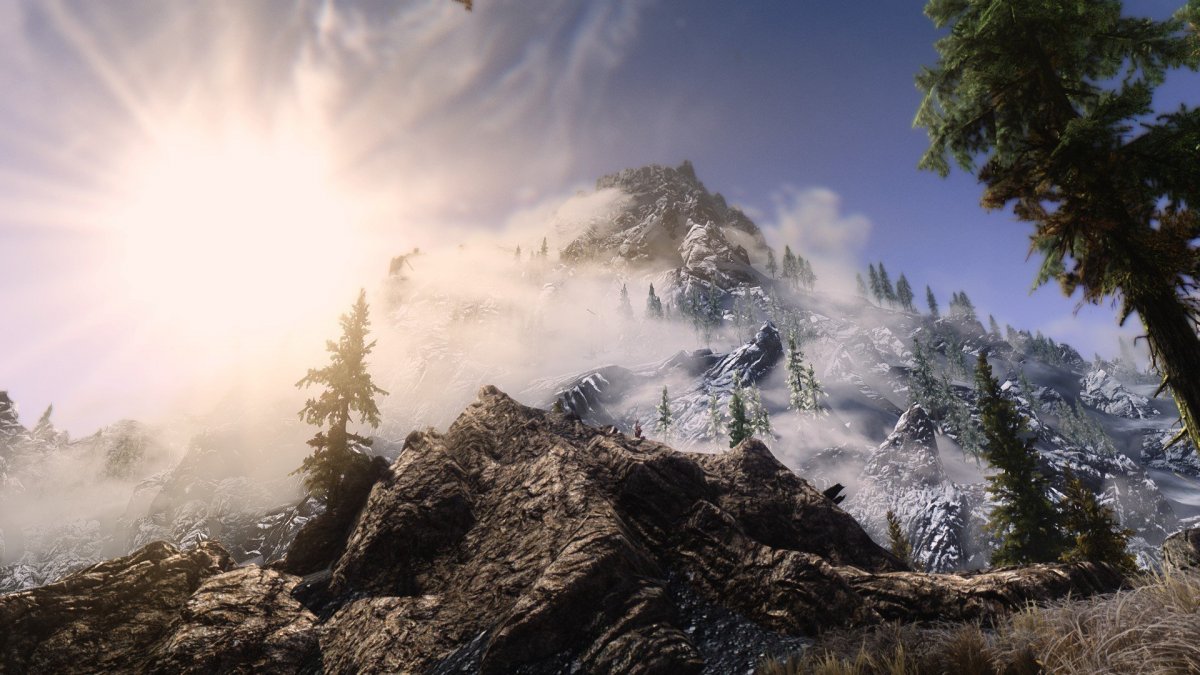 Фон игр скайрим