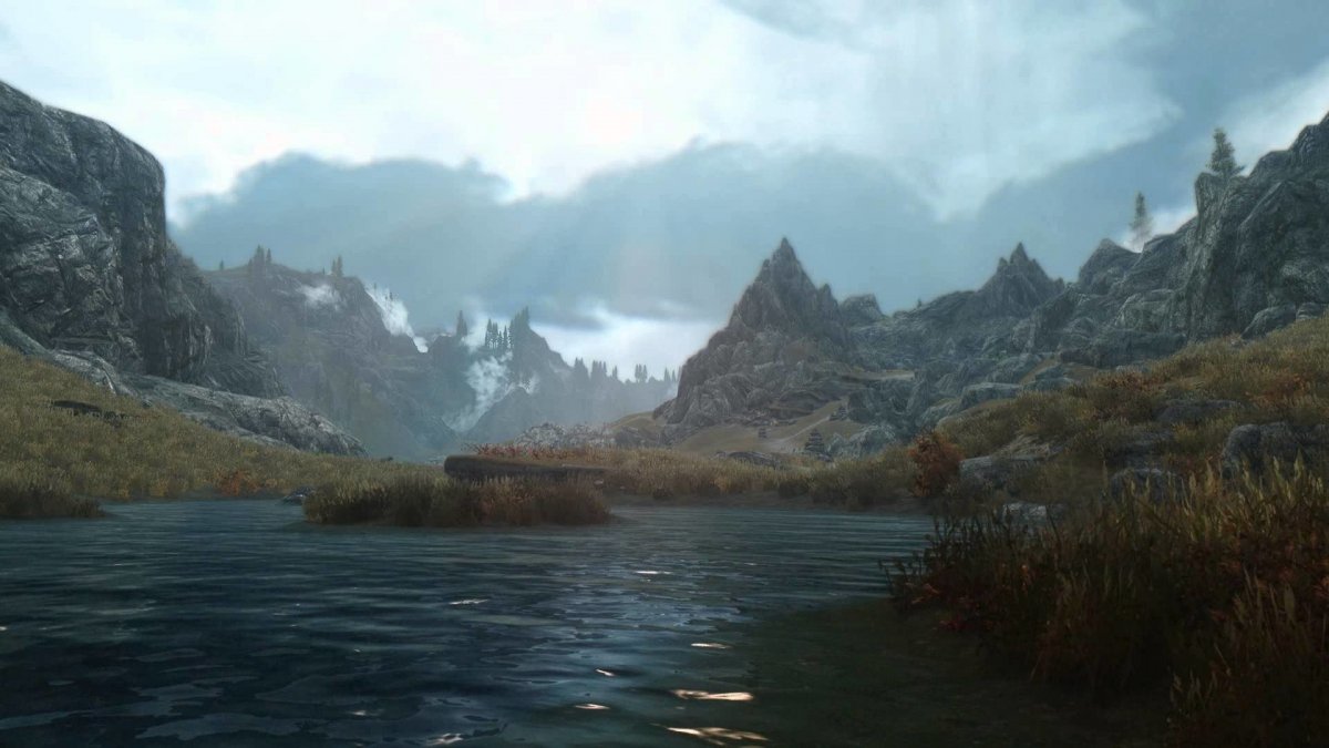 Skyrim фон на рабочий стол