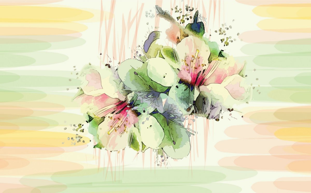 Абстракция в пастельных тонах