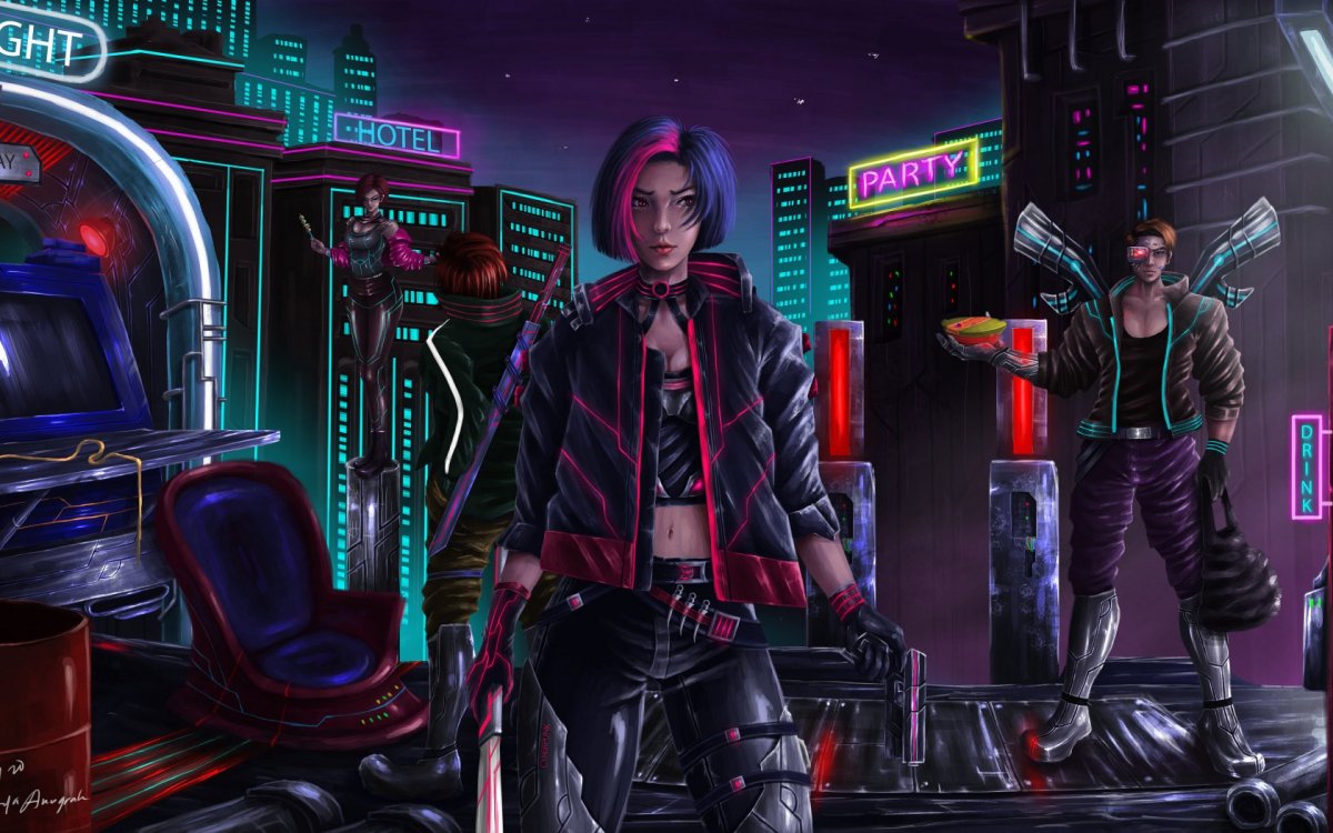 Cyberpunk 2077 киборги