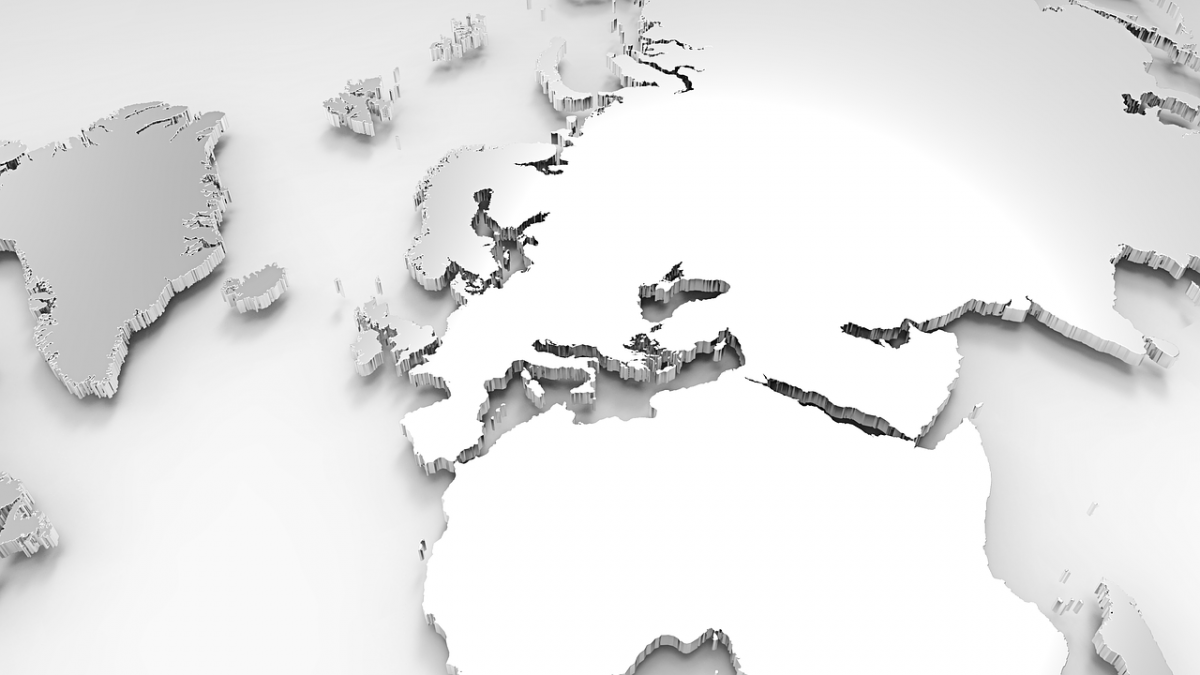 Красивая старинная карта