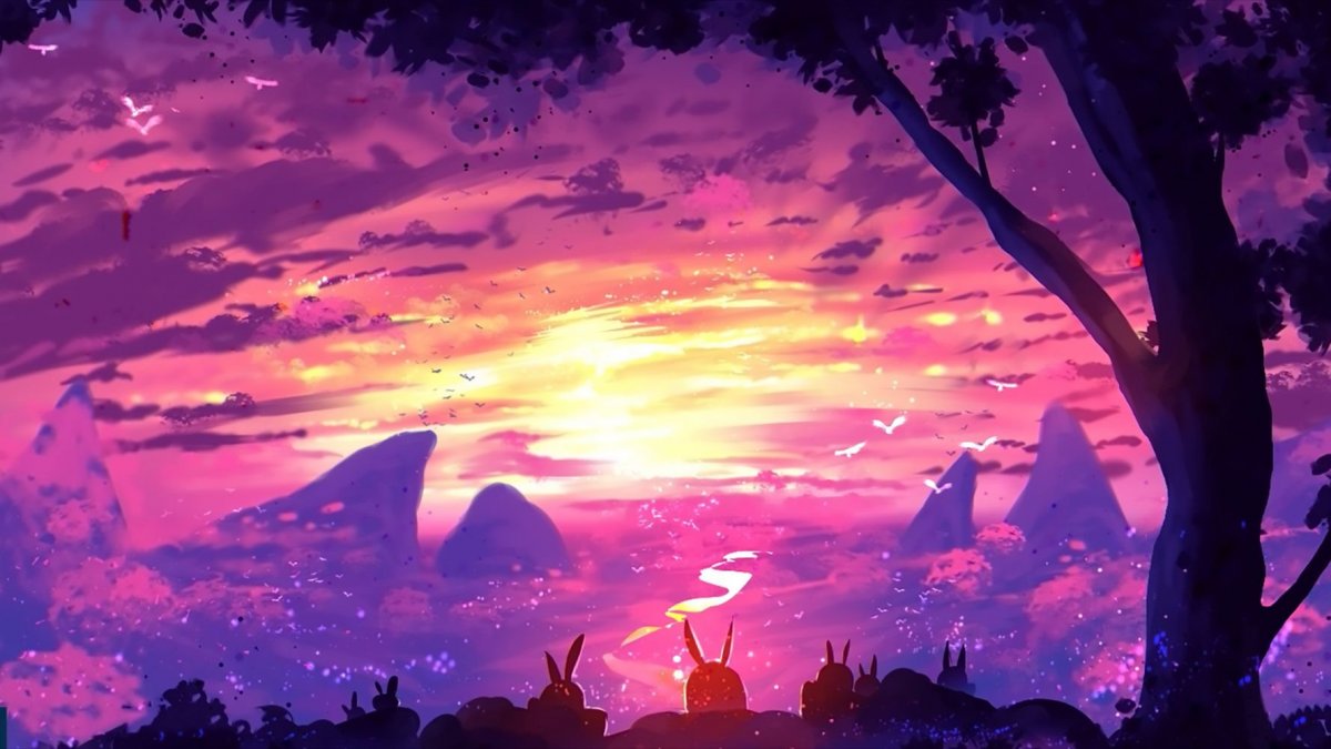 Аниме пейзаж