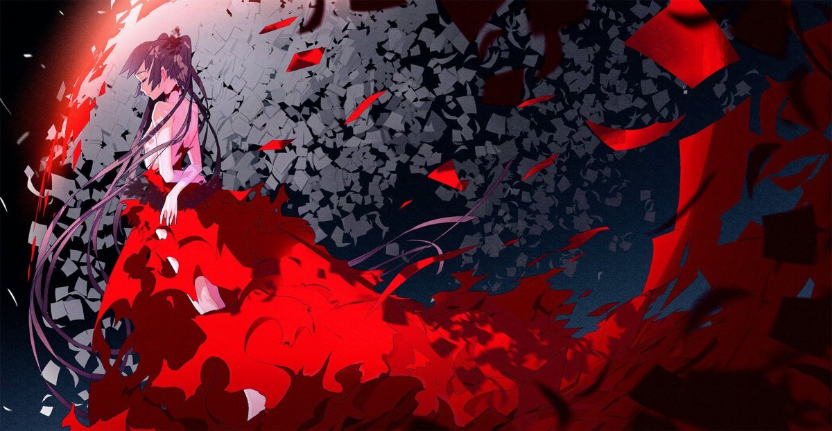 Аниме красный