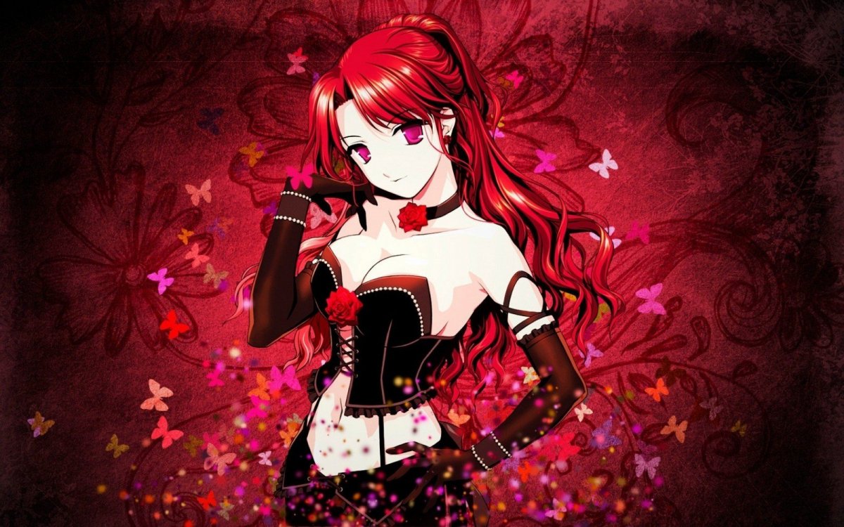 Аниме красный