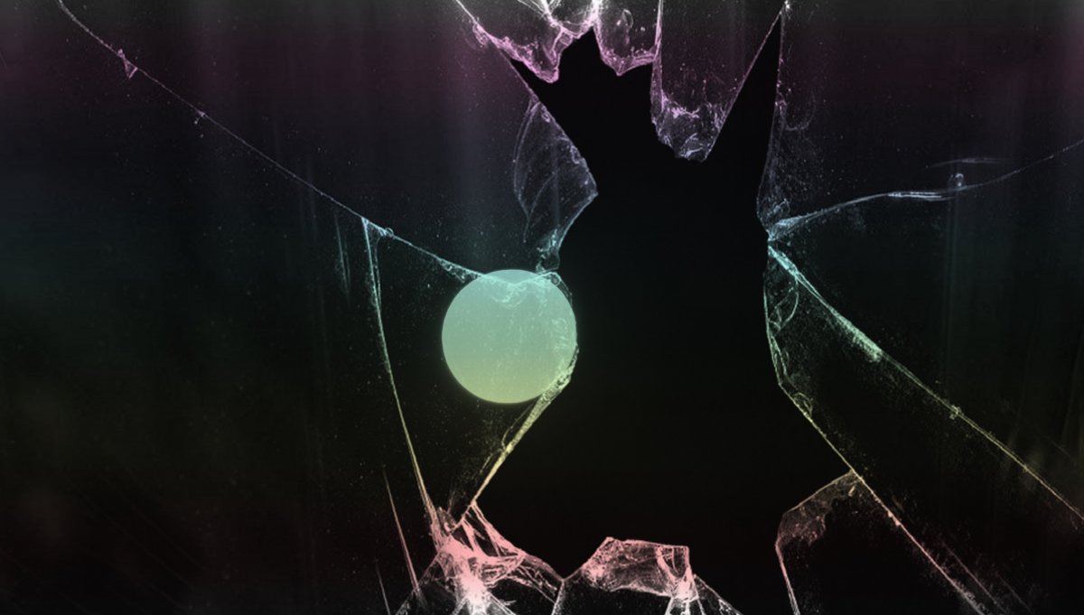 Разбитый экран на весь экран