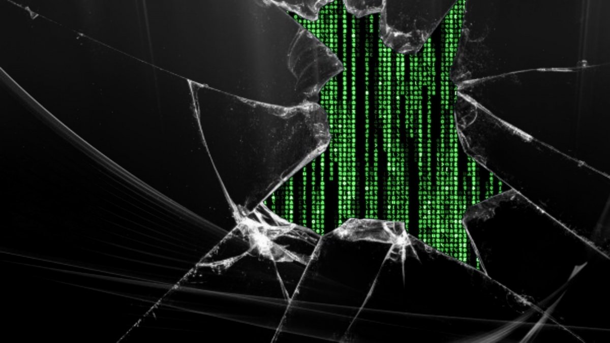 Заставка разбитый экран