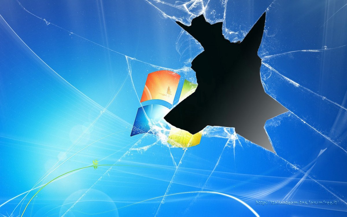 Разбитый монитор