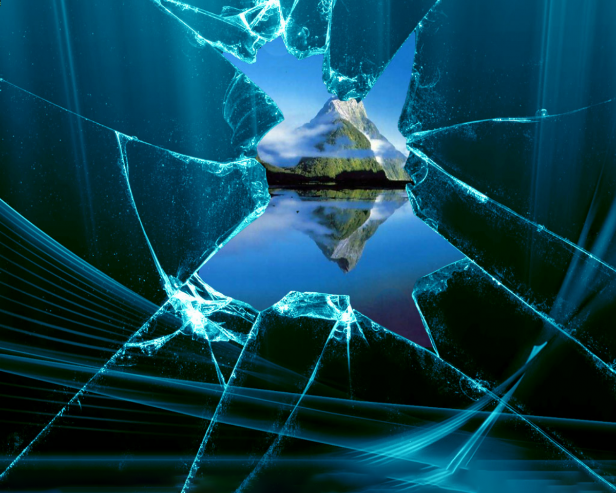 Разбитый экран Windows