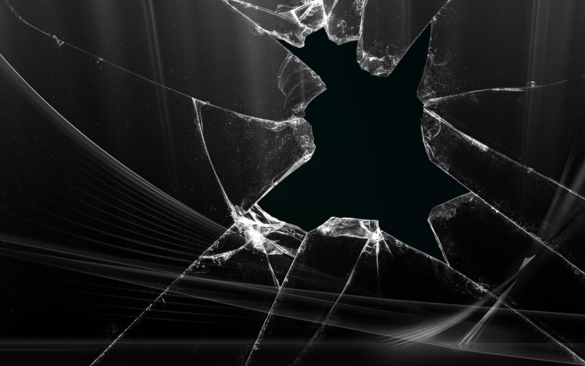 Фото трещины на экране