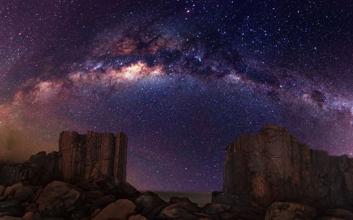 Космическое небо в хорошем качестве