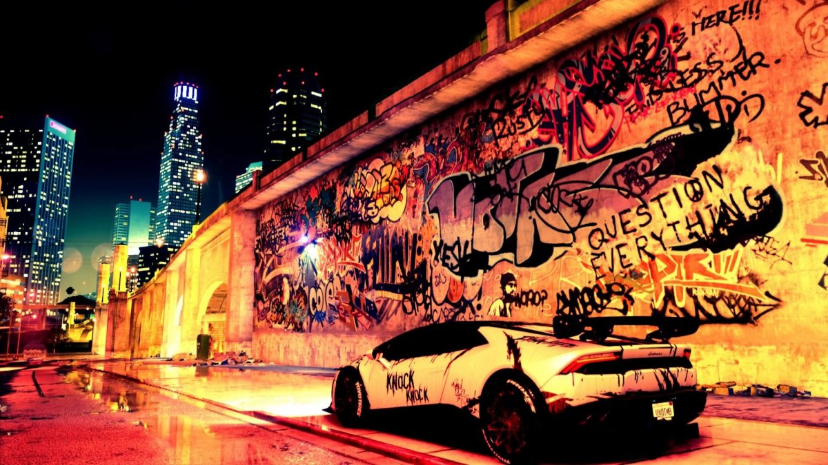 Обои на рабочий стол граффити