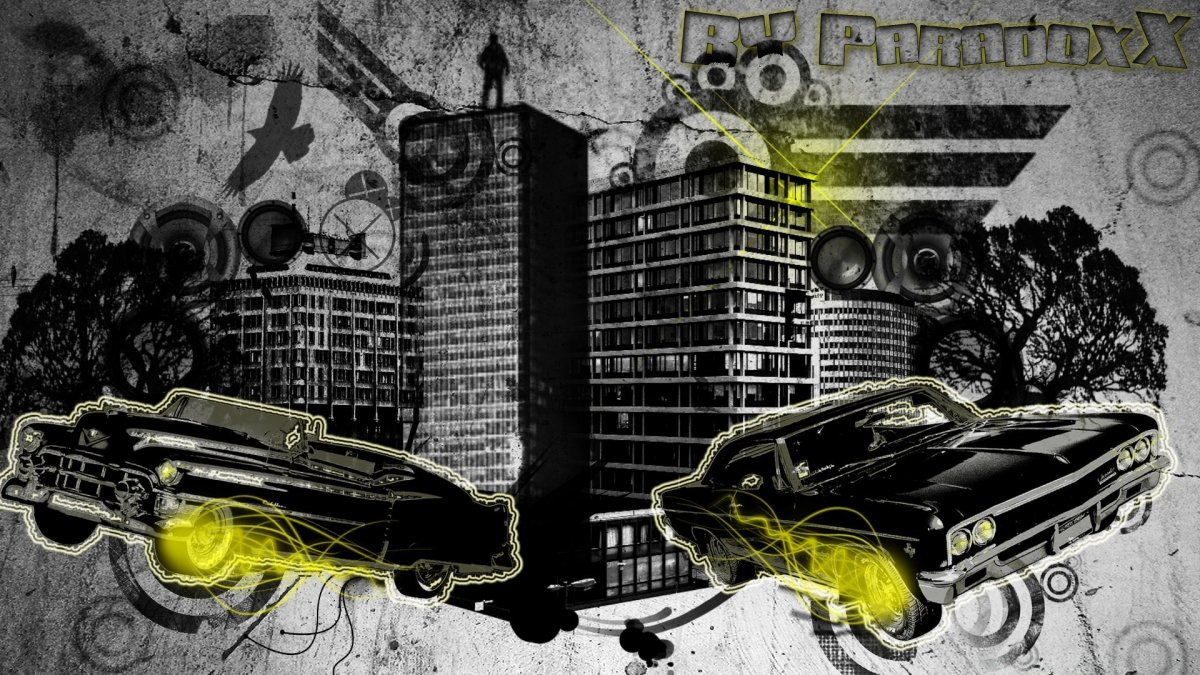 Обои в стиле андеграунд