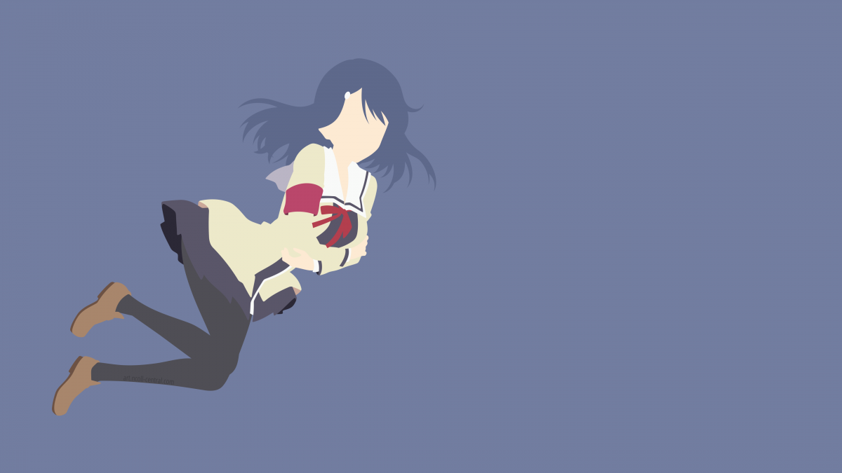 Минималистичные арты аниме