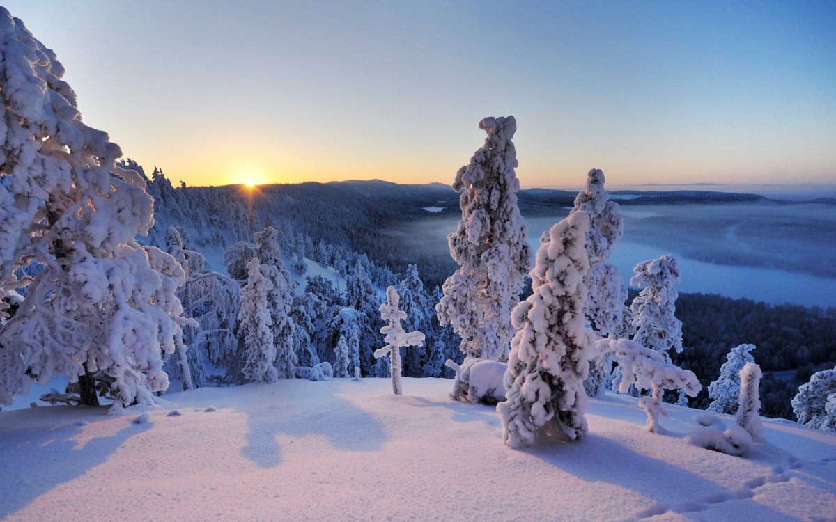 Финляндия зимой