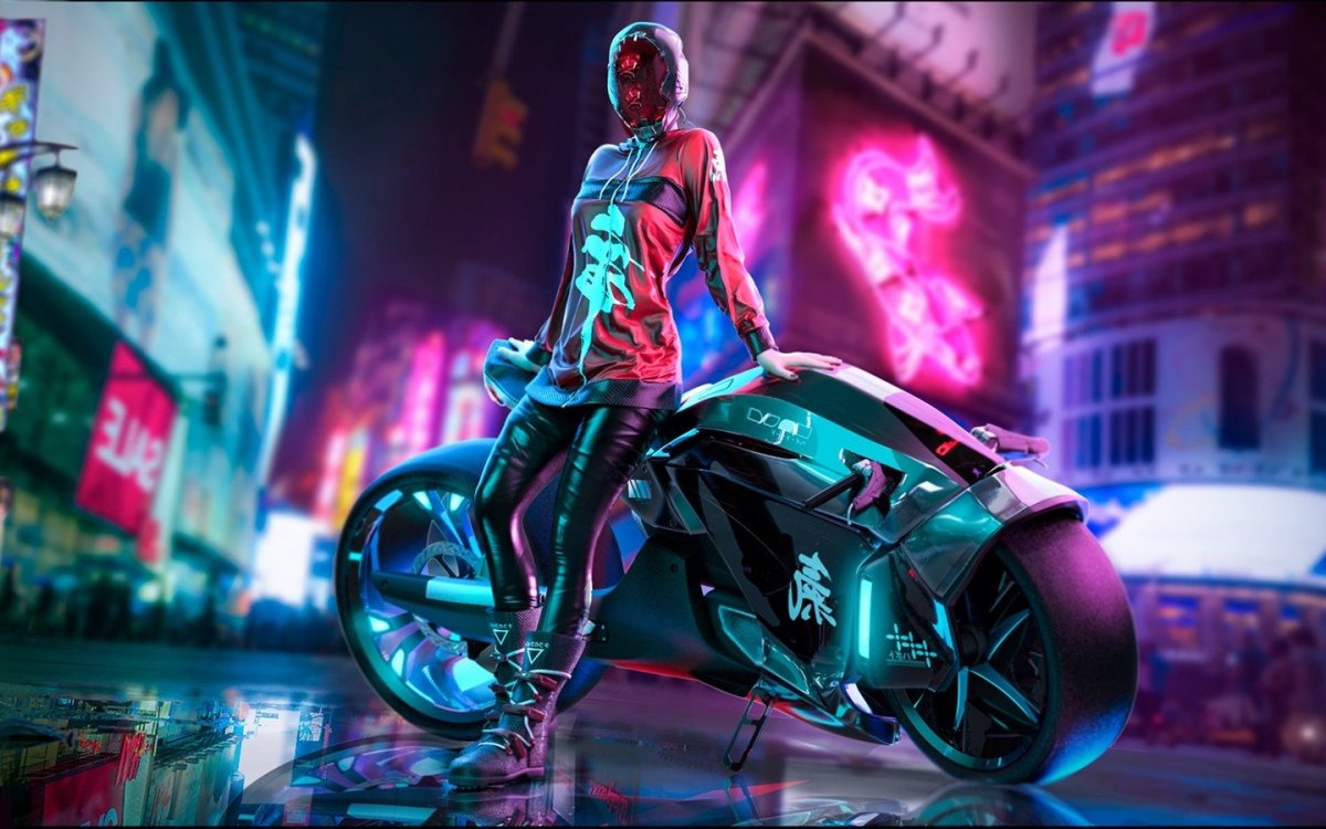 Cyberpunk 2077 город