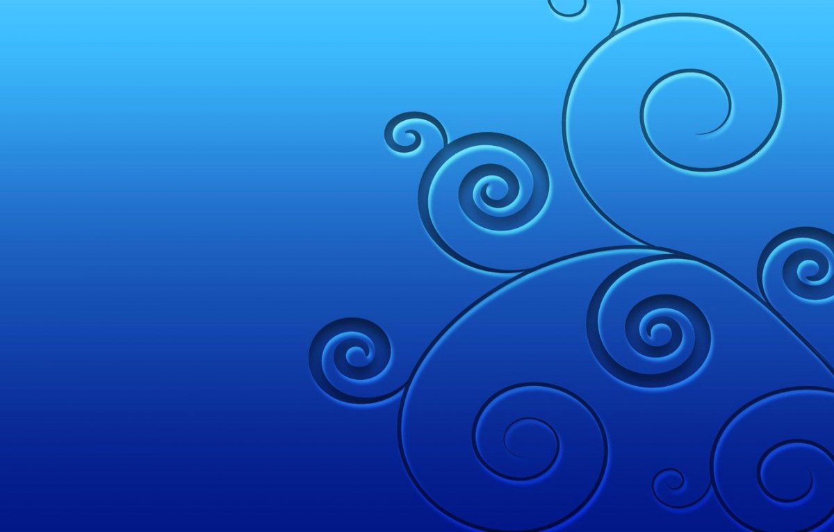 Синий фон с узорами