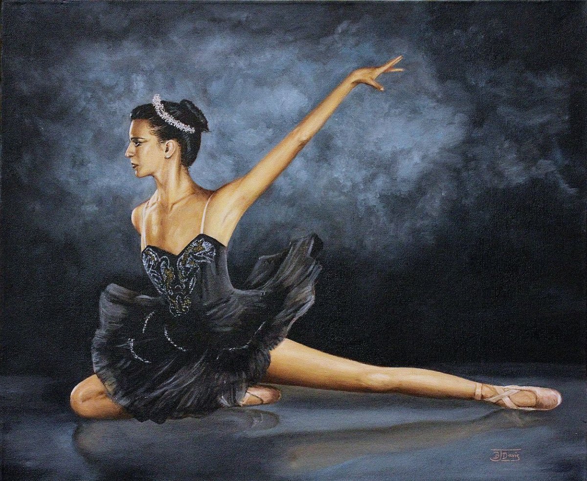 Балерина живопись