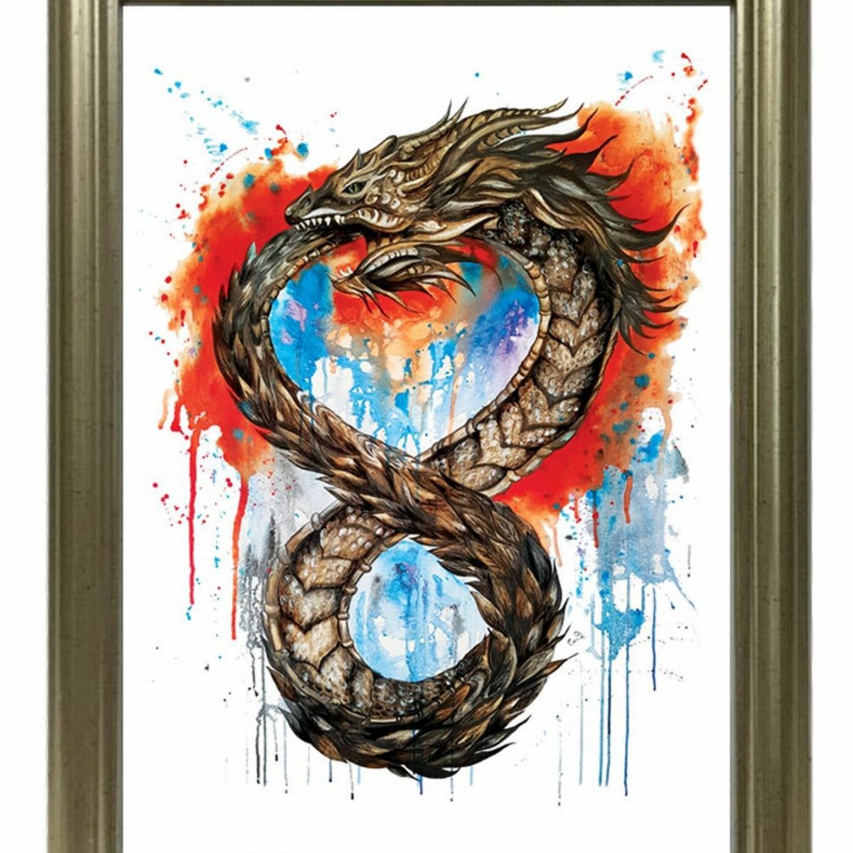 Змей Уроборос дракон