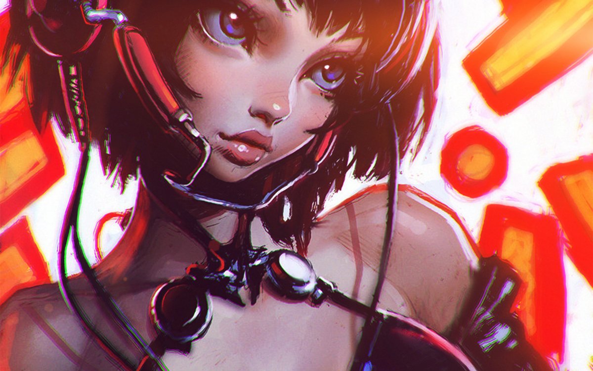 Cyberpunk girl anime art фото 75