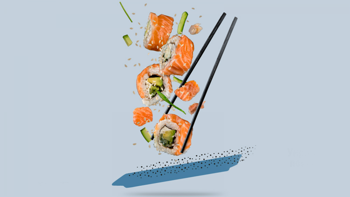 Фон для меню суши