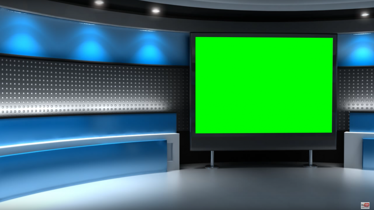 Зелёный экран для виртуального фона