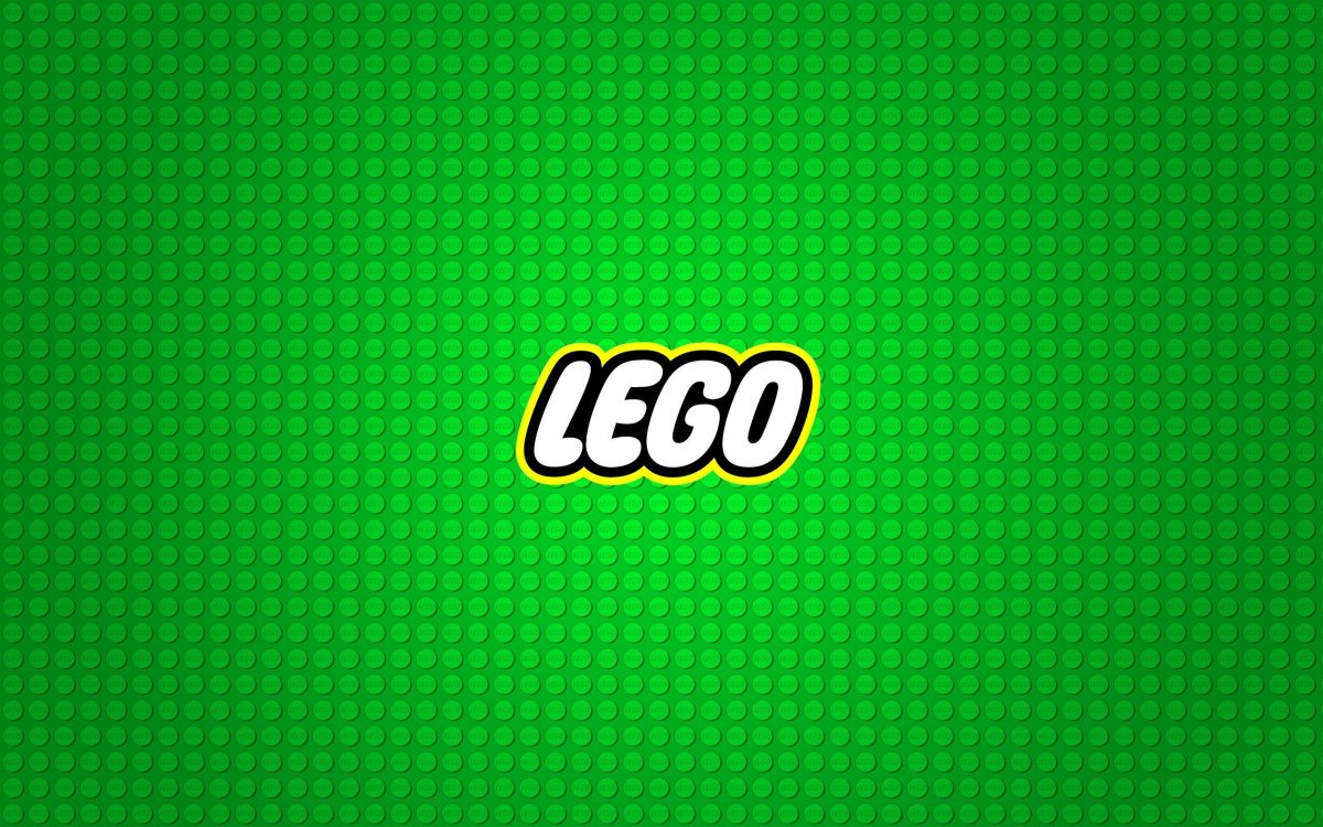 Лего фон зеленый