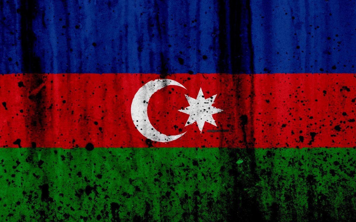 Флаг Азербайджана фон