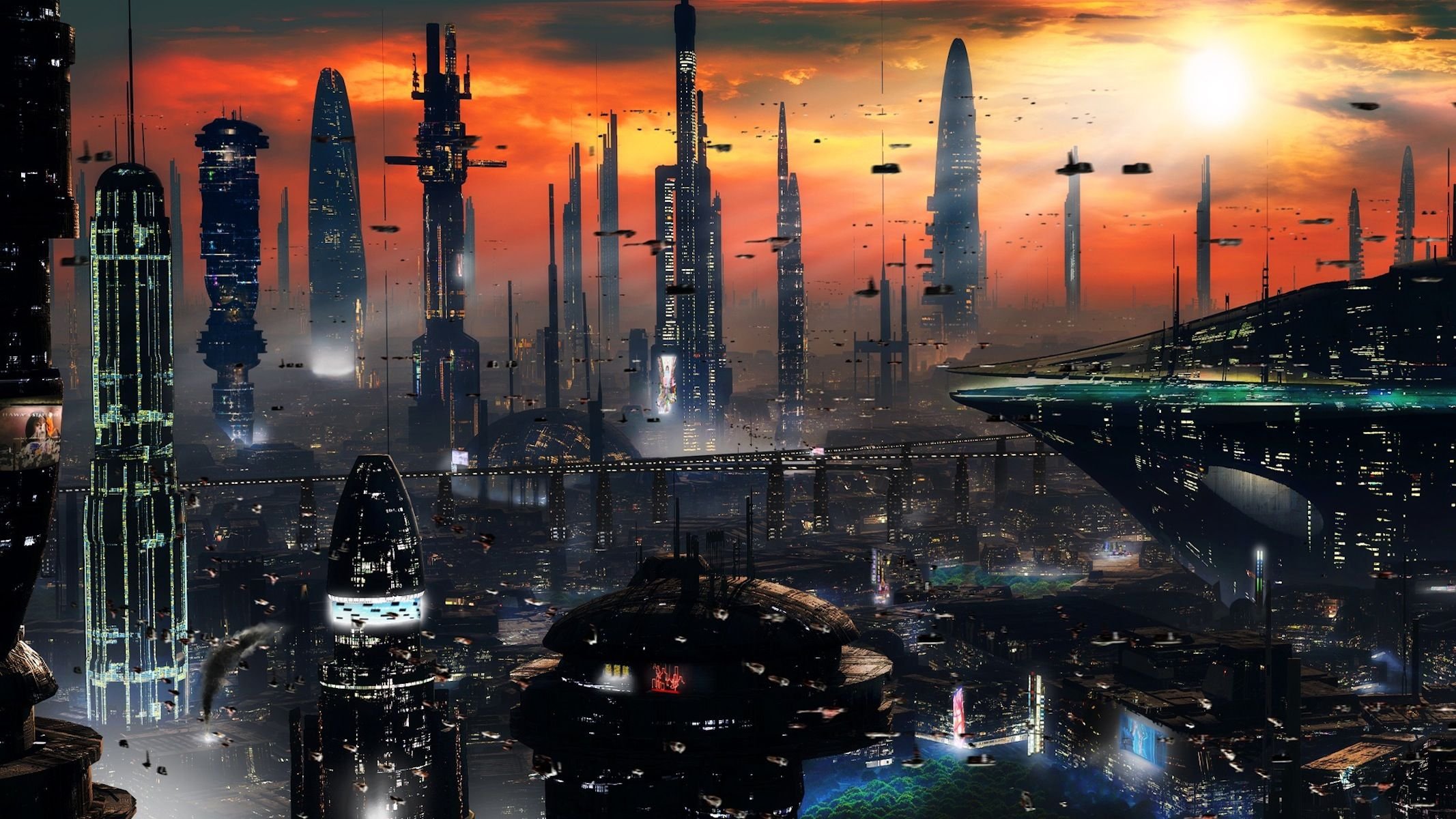 Технологии через 100 лет. Корусант Планета. Планета Корусант небоскребы. Корусант Дубай.