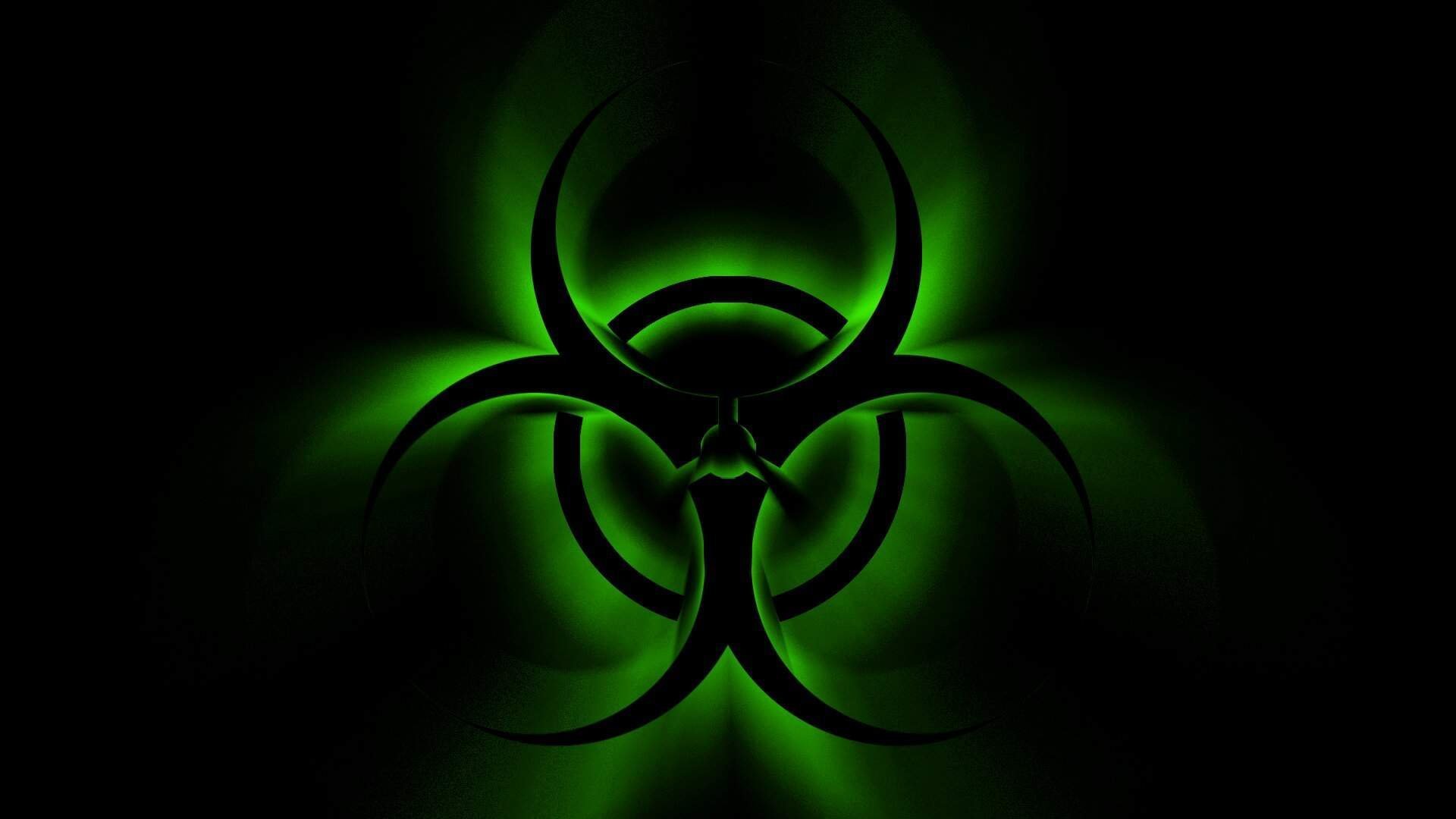 Знак радиации и биохазард