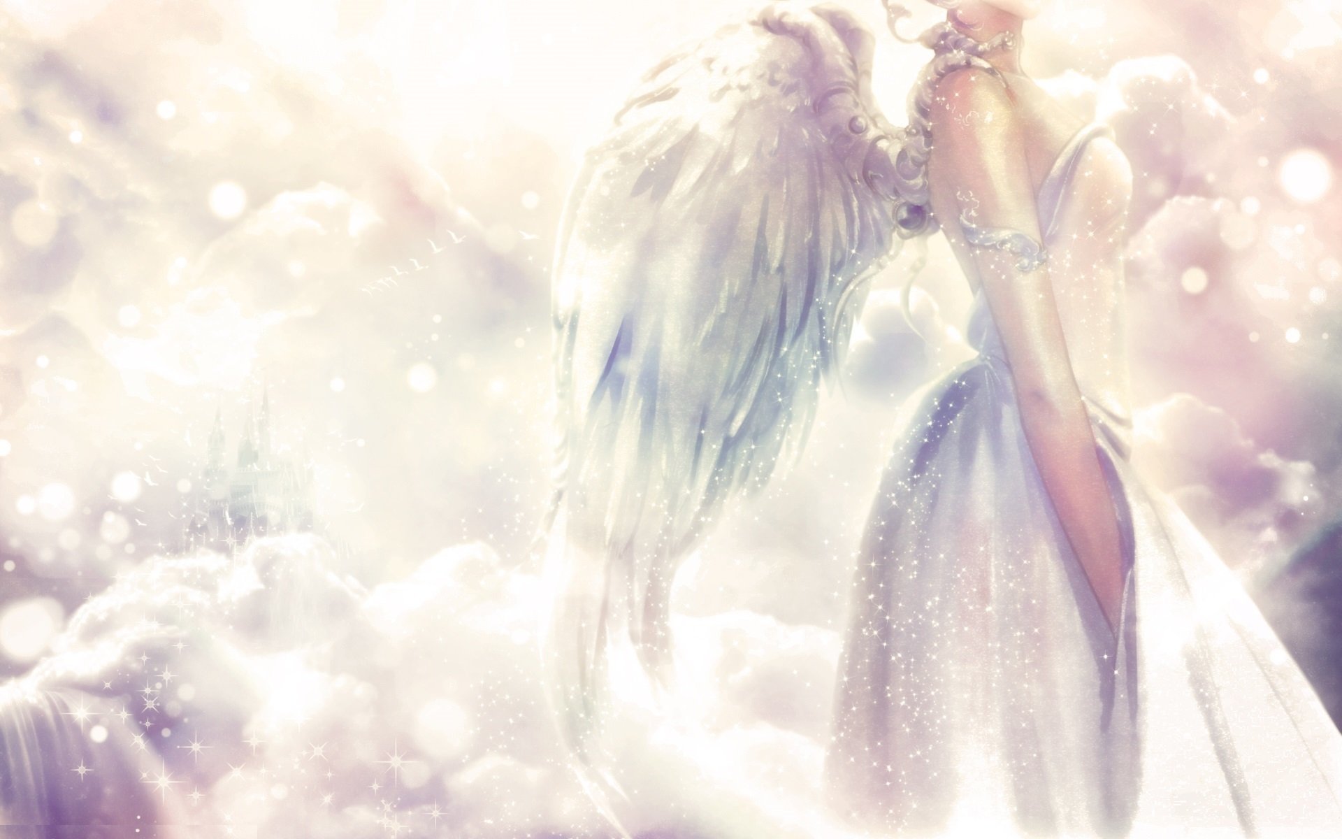 Нежность ангелов. Светлый ангел. Девушка - ангел. Красивый ангел. Нежный Ангелочек.