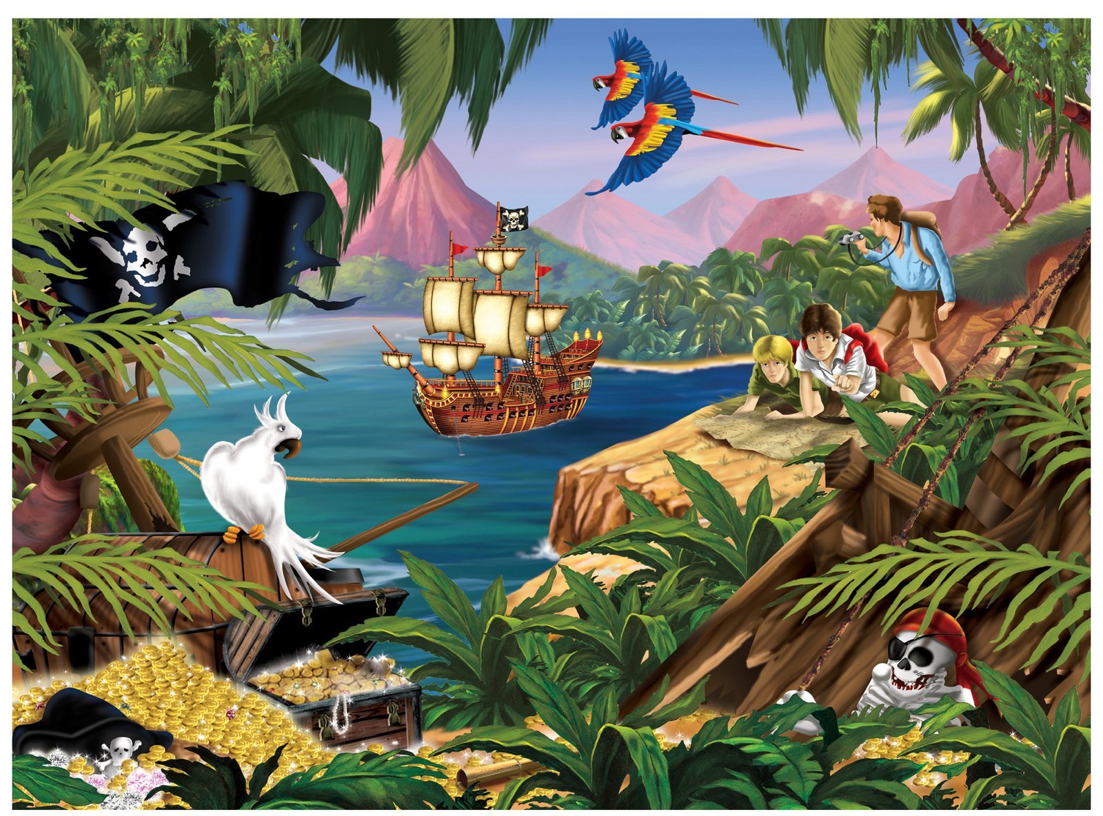 Приключения для детей 6. Сказочный остров. Пиратский остров. Таинственный остров для детей. Сказочный остров с пиратами.