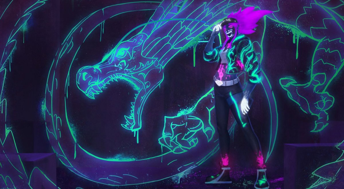 Неоновые обои