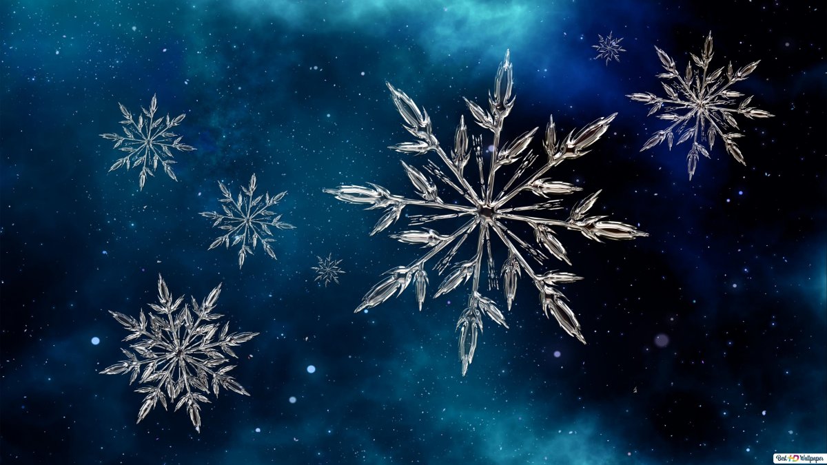 Зима снежинки