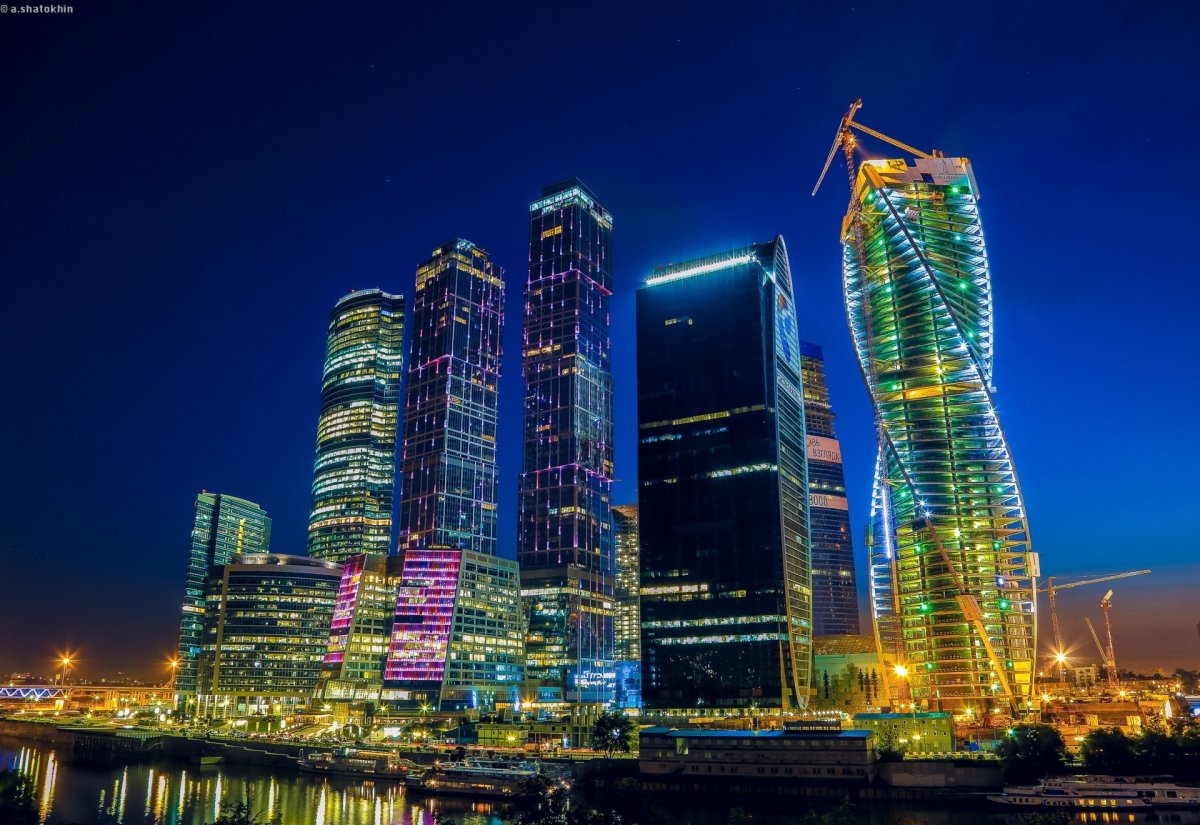 Небоскребы Москва Сити