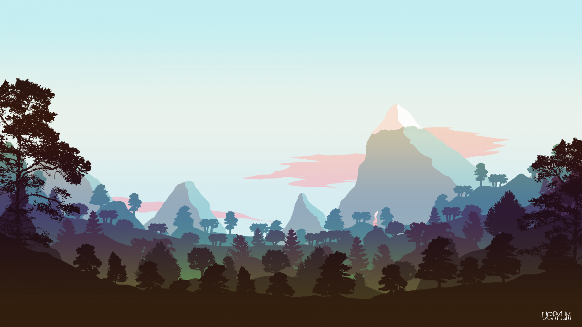 Пиксельные пейзажи