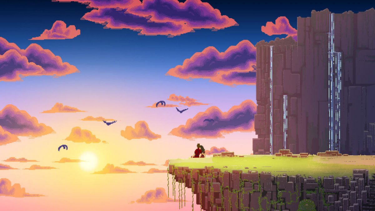 Пиксельный пейзаж