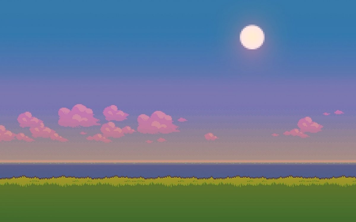 Пиксельные пейзажи