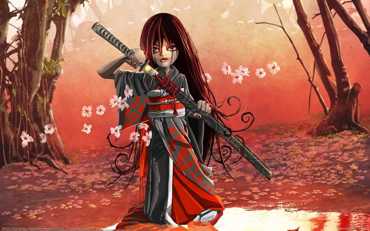 Катана кимоно Сакура