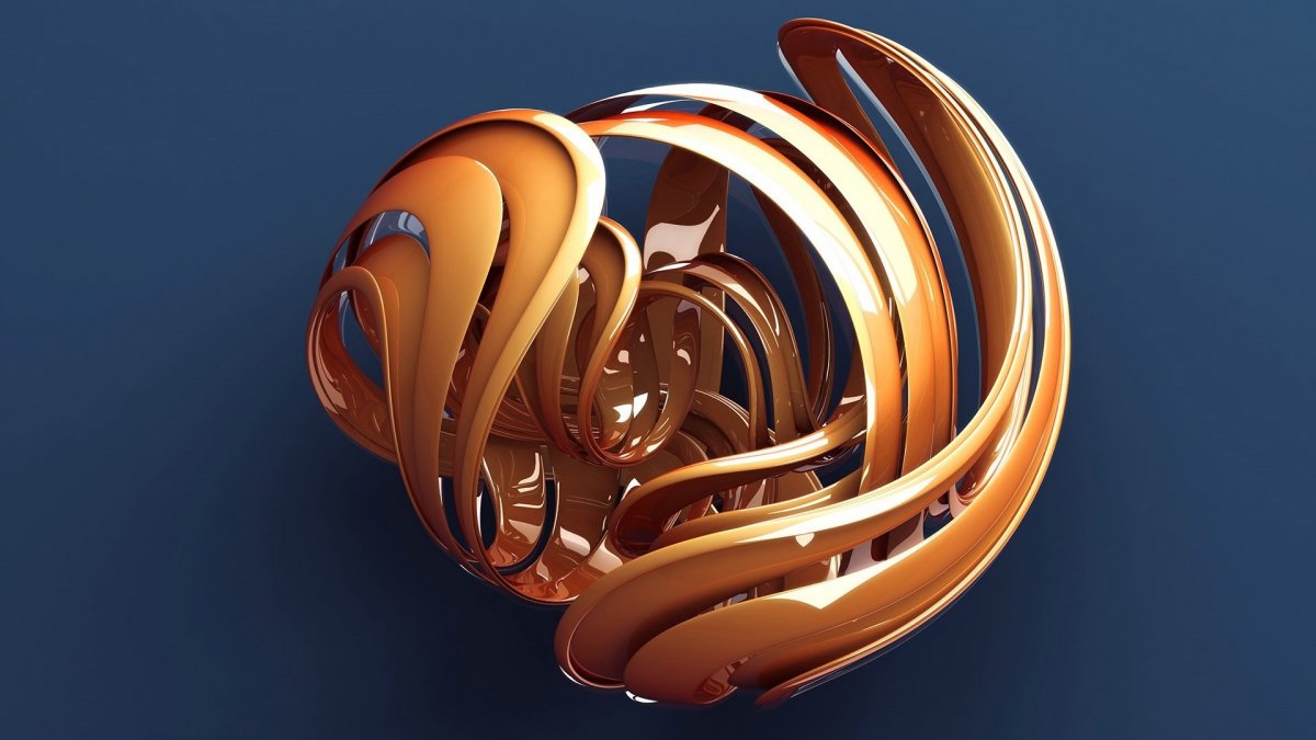 Наклейка абстракция 3d