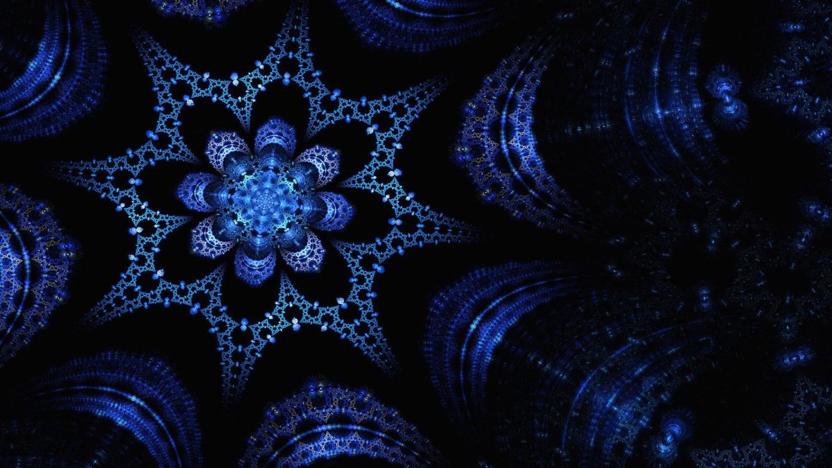 Красивые синие обои