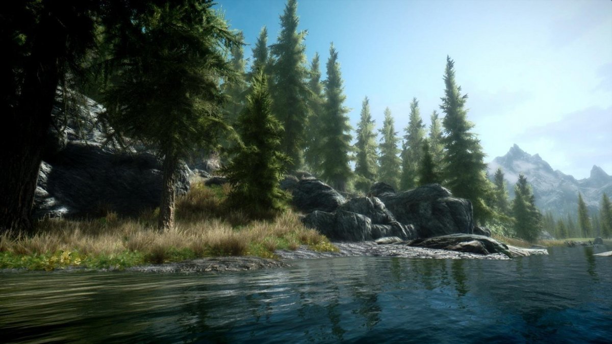 Tes 5 Skyrim пейзажи