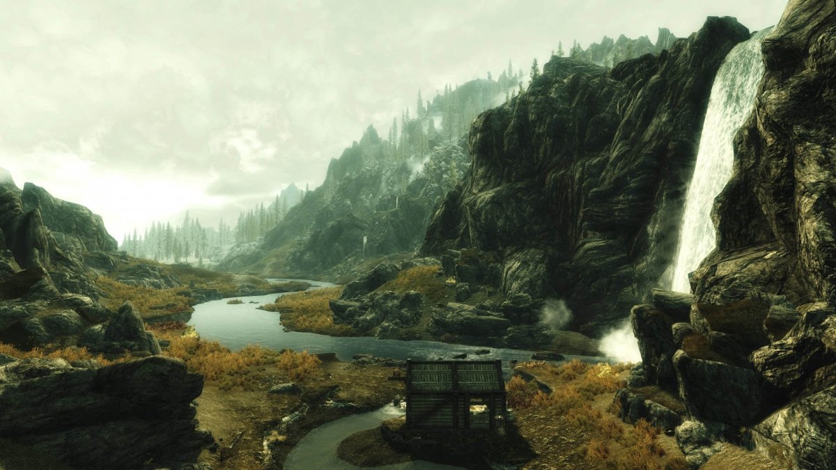 Пейзажи the Elder Scrolls 5 Skyrim