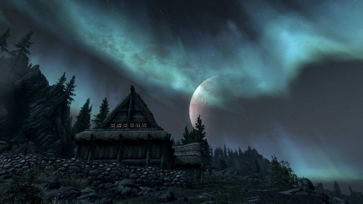 Скайрим красивые места