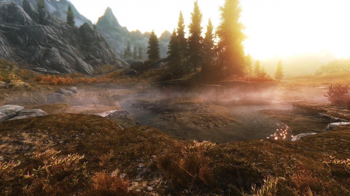 Скайримские пейзажи